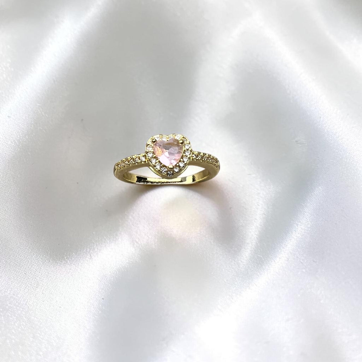Pink lune Ring
