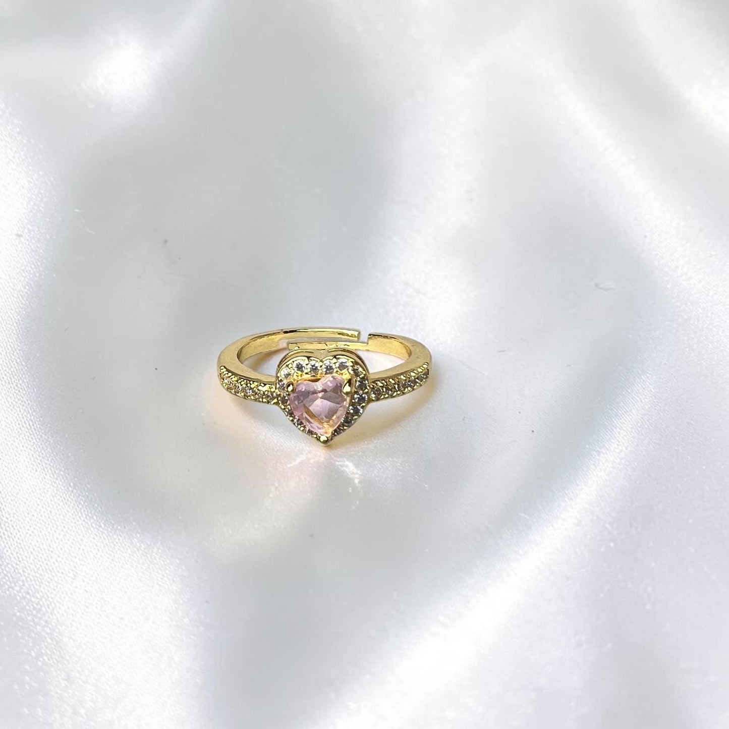 Pink lune Ring